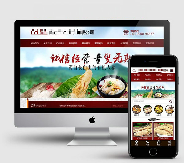 中醫藥網站模板